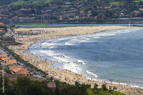 La plage d'Hendaye