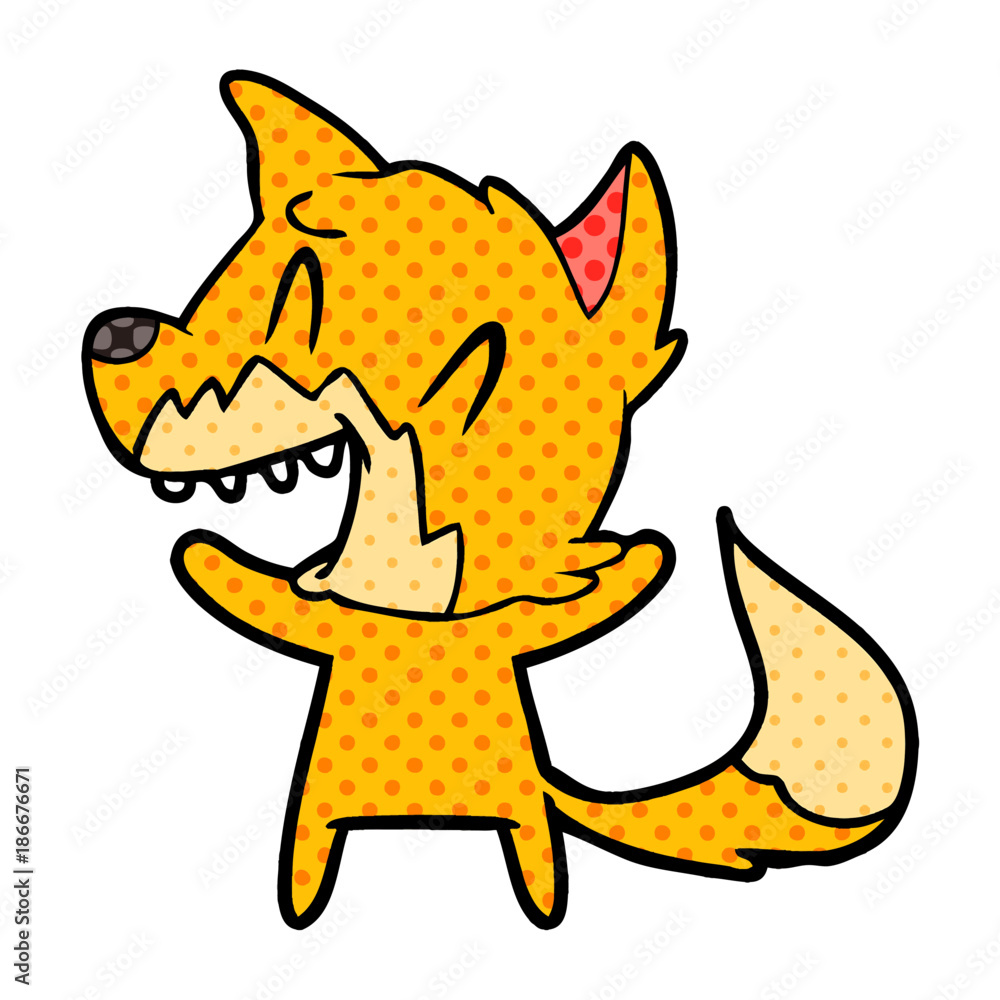 laughing fox cartoon laughing fox cartoon