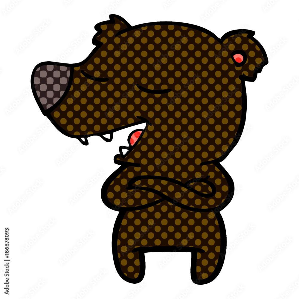 Obraz premium cartoon bear