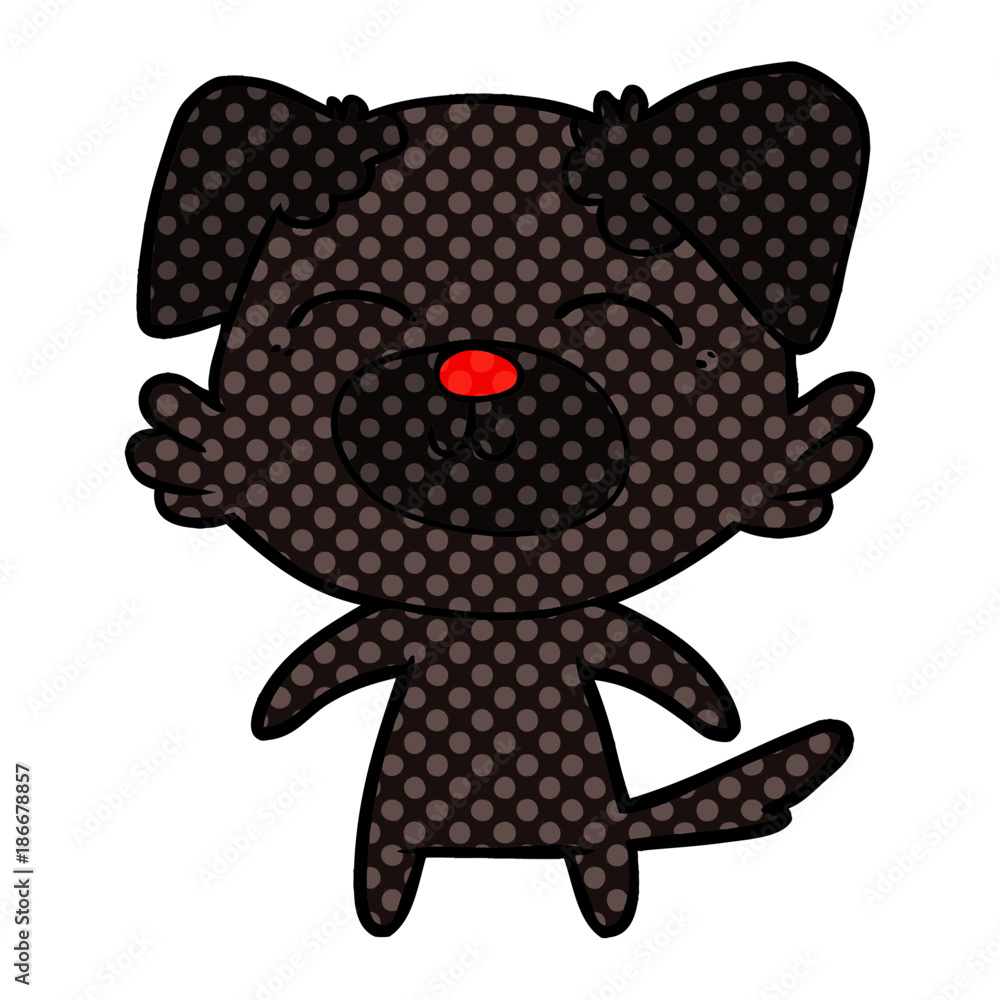 Obraz premium cartoon dog