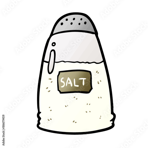 cartoon salt shaker