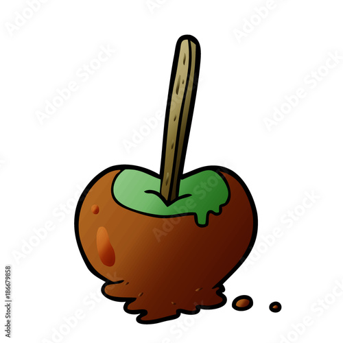 cartoon toffee apple