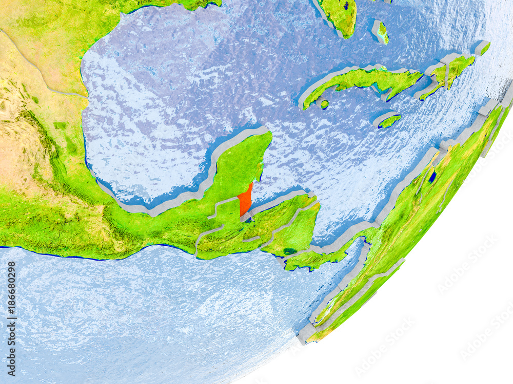 Map of Belize on Earth Map of Belize on Earth