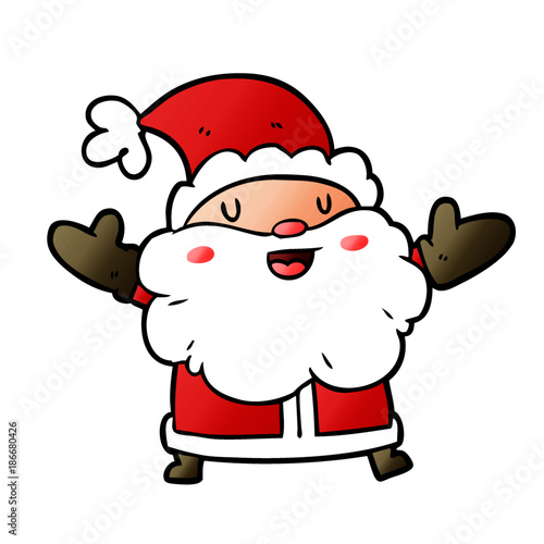cartoon santa claus