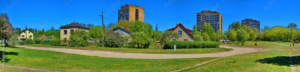 custom made wallpaper toronto digitalPanoramic view of bystreet