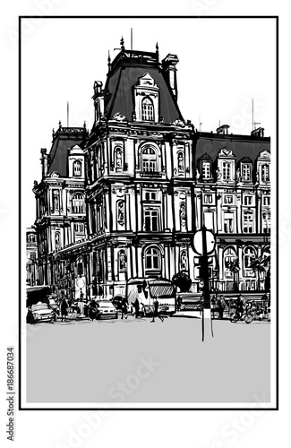 Hotel de Ville in Paris