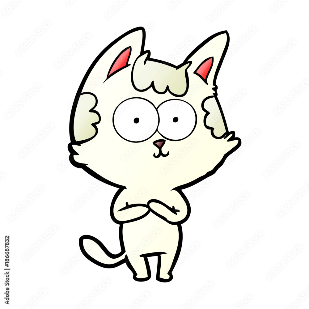 happy cartoon cat happy cartoon cat