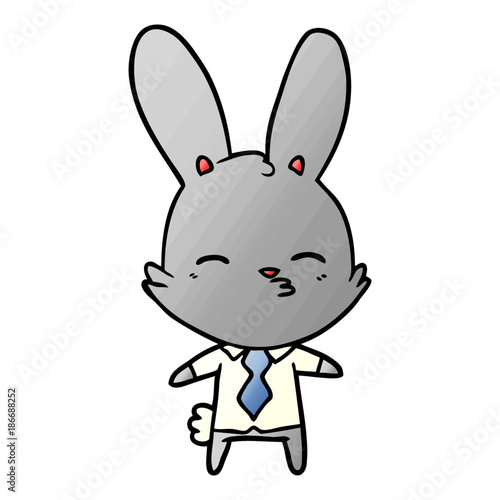 curious bunny cartoon