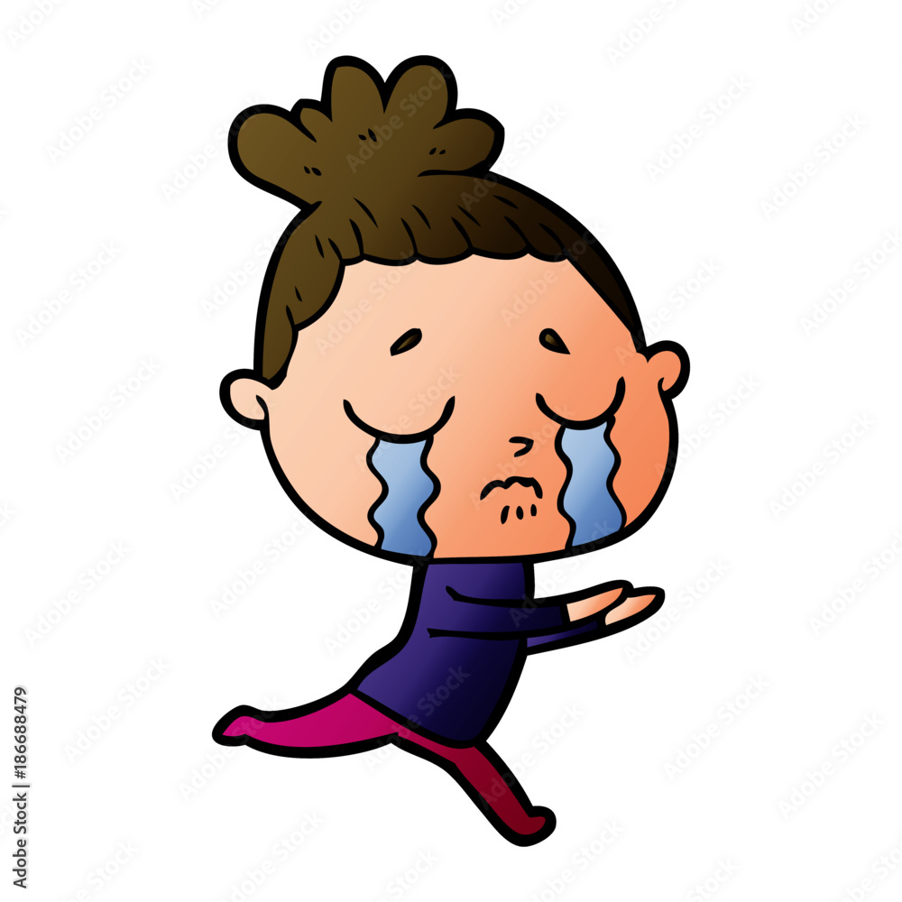 cartoon crying woman cartoon crying woman