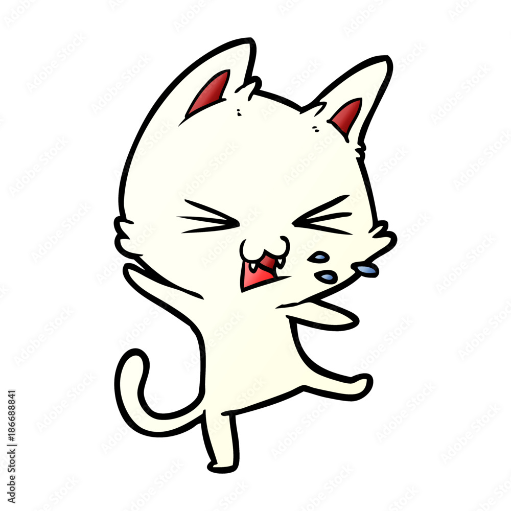 cartoon cat throwing a tantrum cartoon cat throwing a tantrum