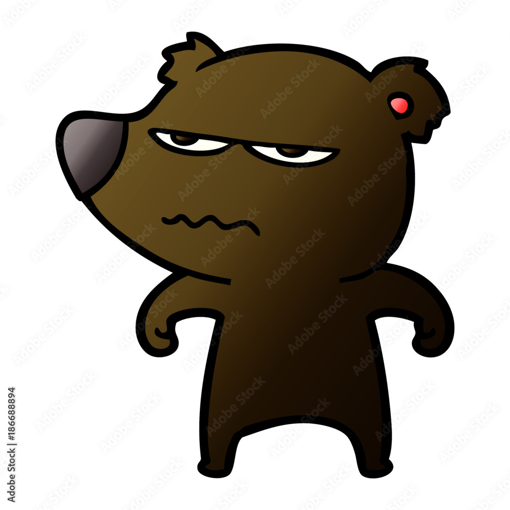 annoyed bear cartoon annoyed bear cartoon