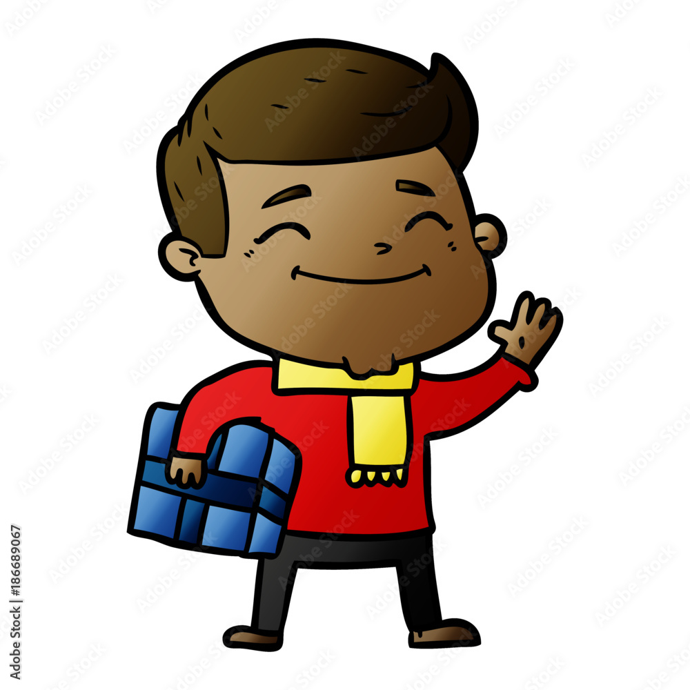 happy cartoon man happy cartoon man