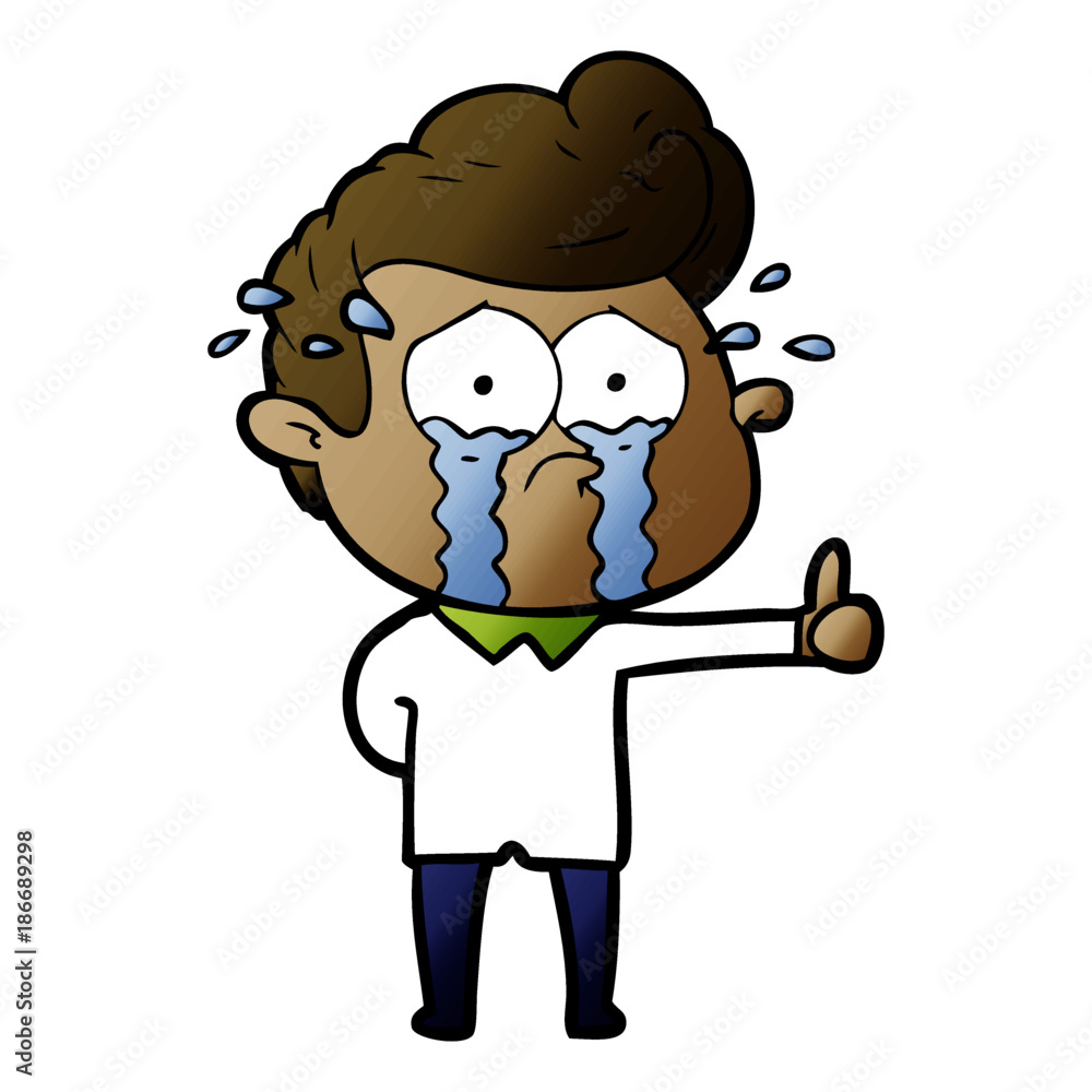 cartoon crying man cartoon crying man