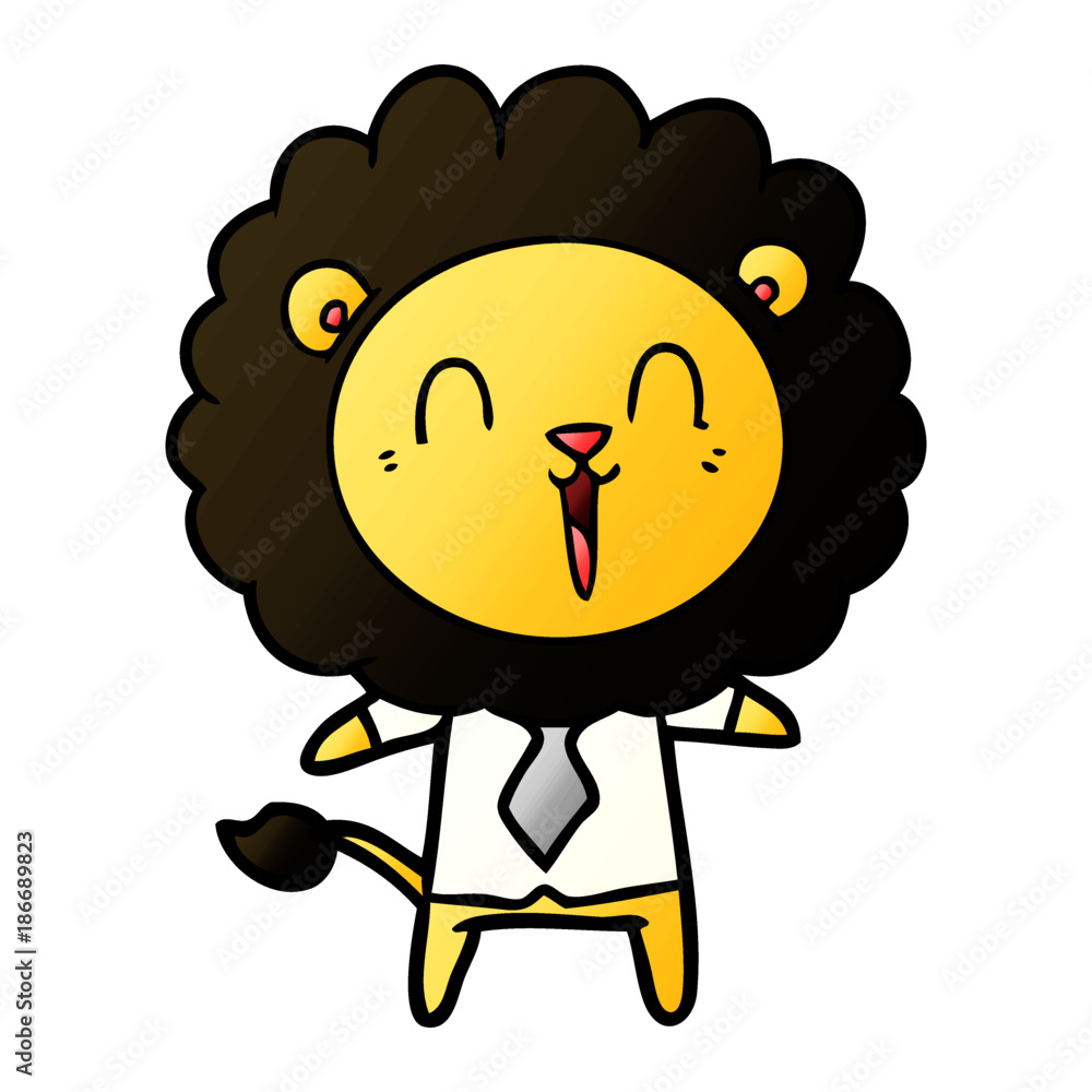 laughing lion cartoon laughing lion cartoon