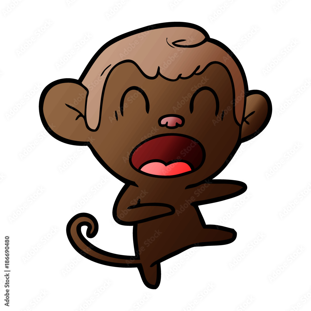 shouting cartoon monkey dancing shouting cartoon monkey dancing