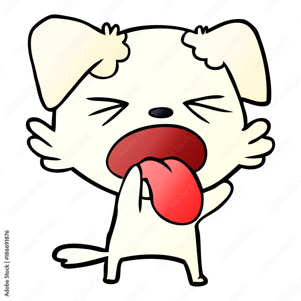 cartoon disgusted dog cartoon disgusted dog