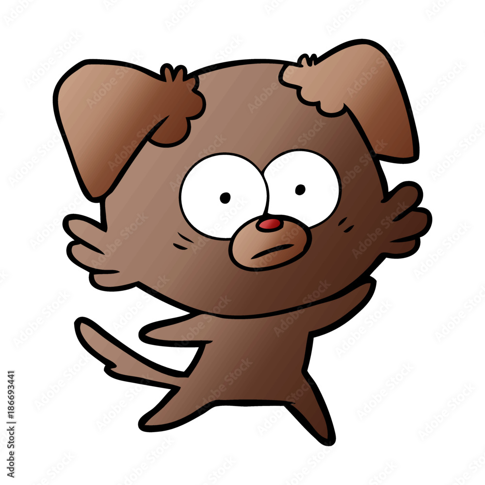 nervous dog cartoon nervous dog cartoon
