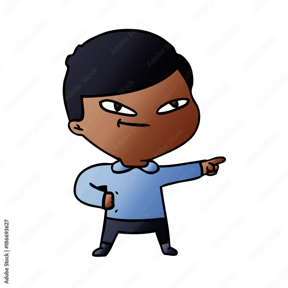 cartoon pointing man cartoon pointing man