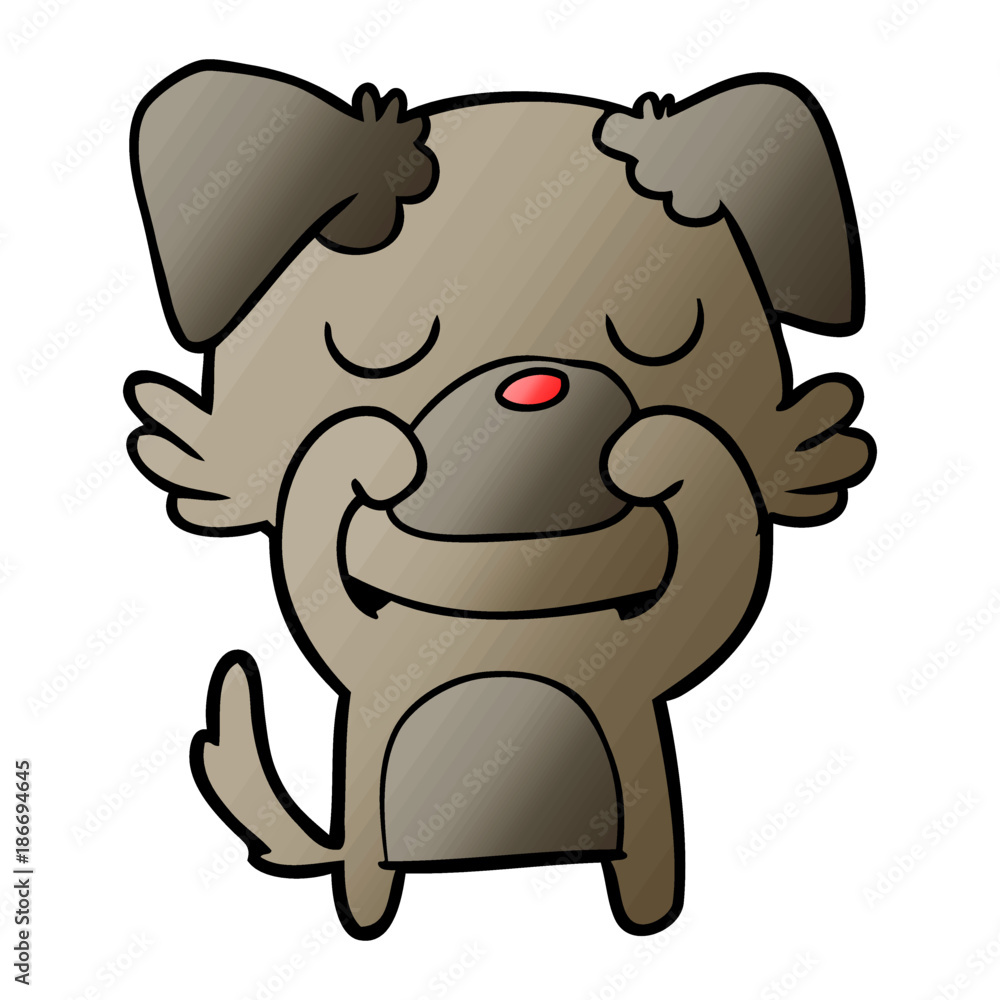 Fototapeta premium cartoon dog