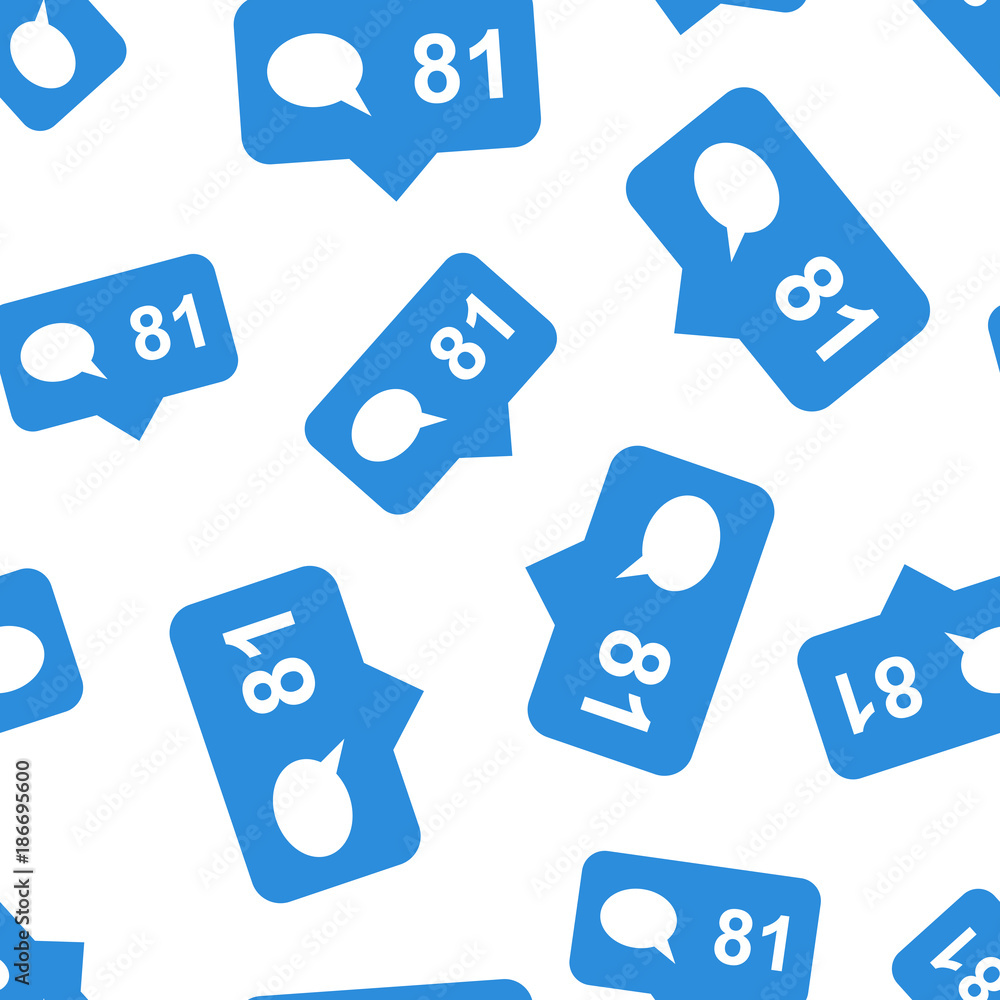 Like, comment, follower seamless pattern background. Business flat vector illustration. Social network symbol pattern. Like, comment, follower seamless pattern background. Business flat vector illustration. Social network symbol pattern.
