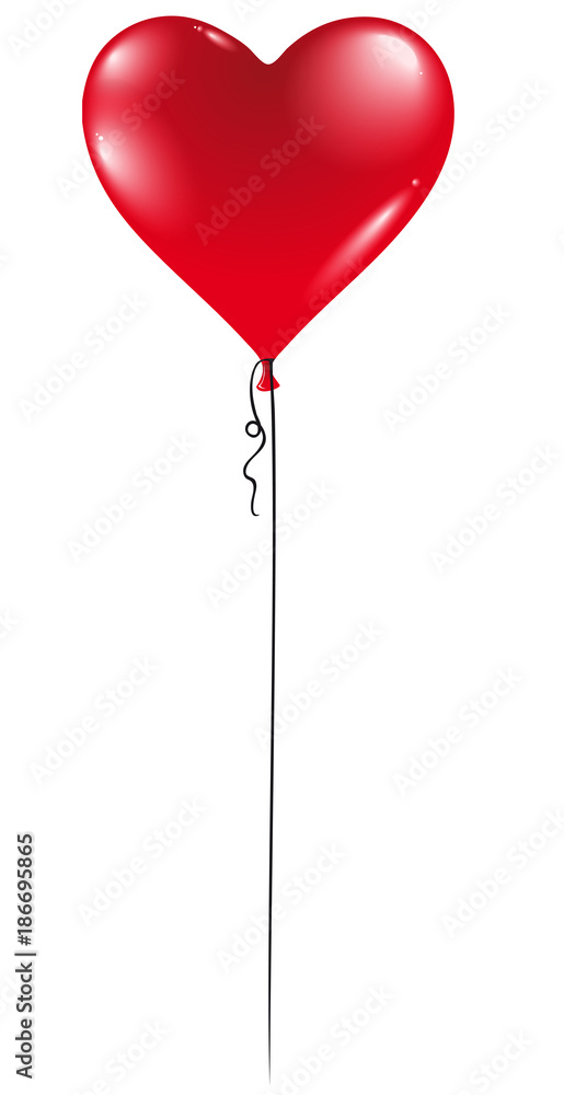 Heart balloon for Valentine's Day Heart balloon for Valentine's Day
