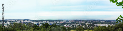 Panorama of city Lviv, Ukraine. City landscape