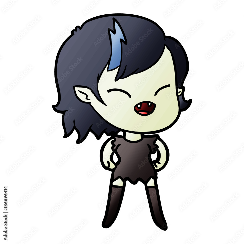 cartoon laughing vampire girl cartoon laughing vampire girl