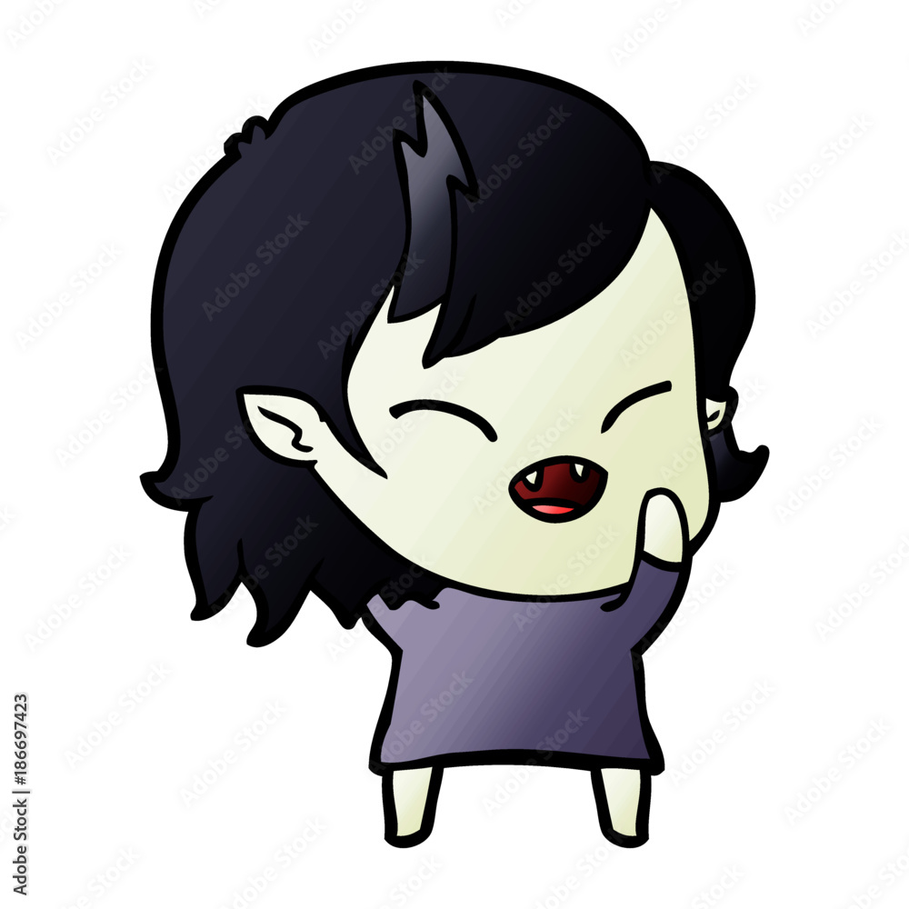 cartoon laughing vampire girl cartoon laughing vampire girl