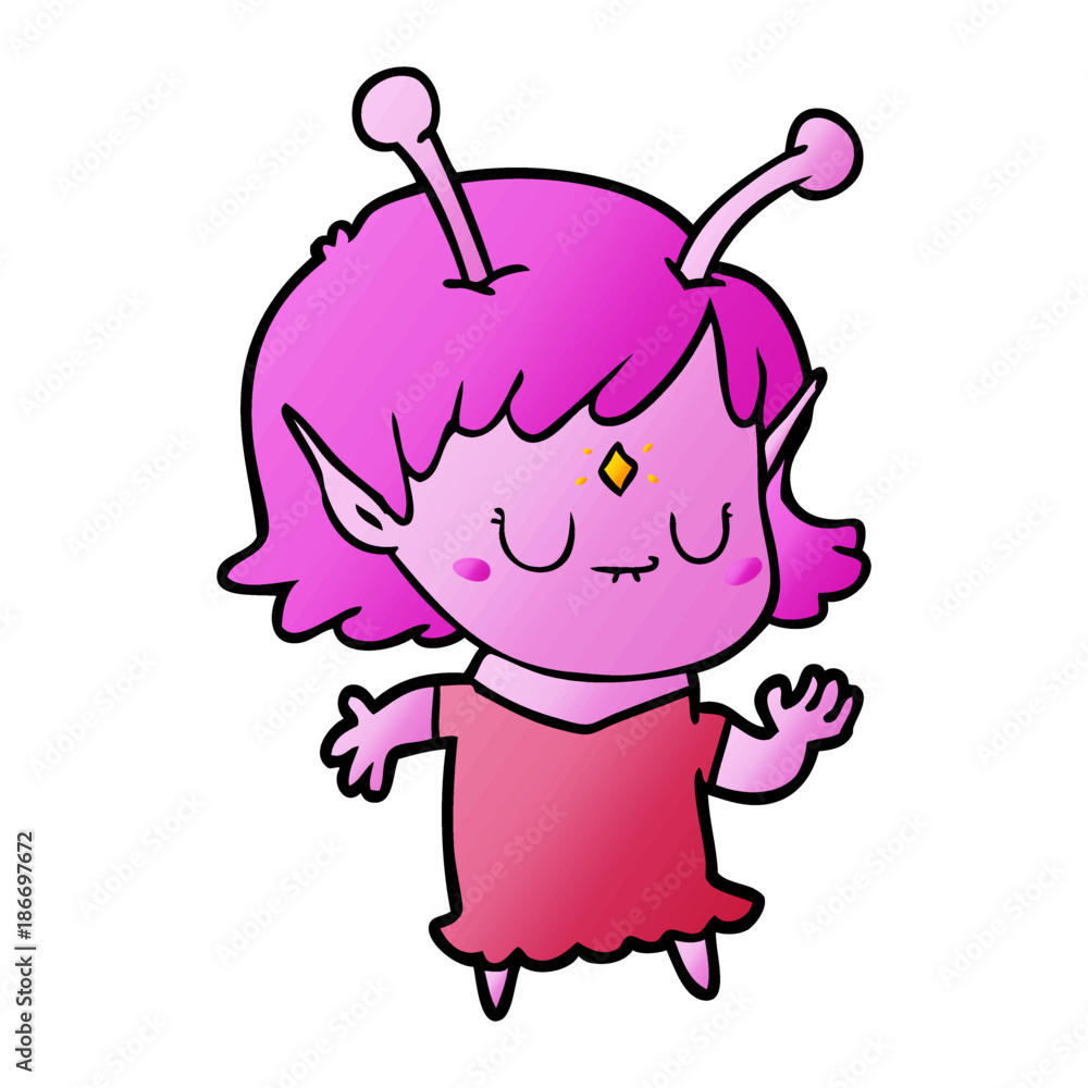 cartoon alien girl dancing cartoon alien girl dancing
