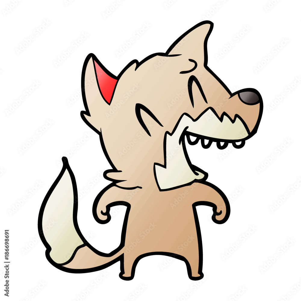 laughing fox cartoon laughing fox cartoon