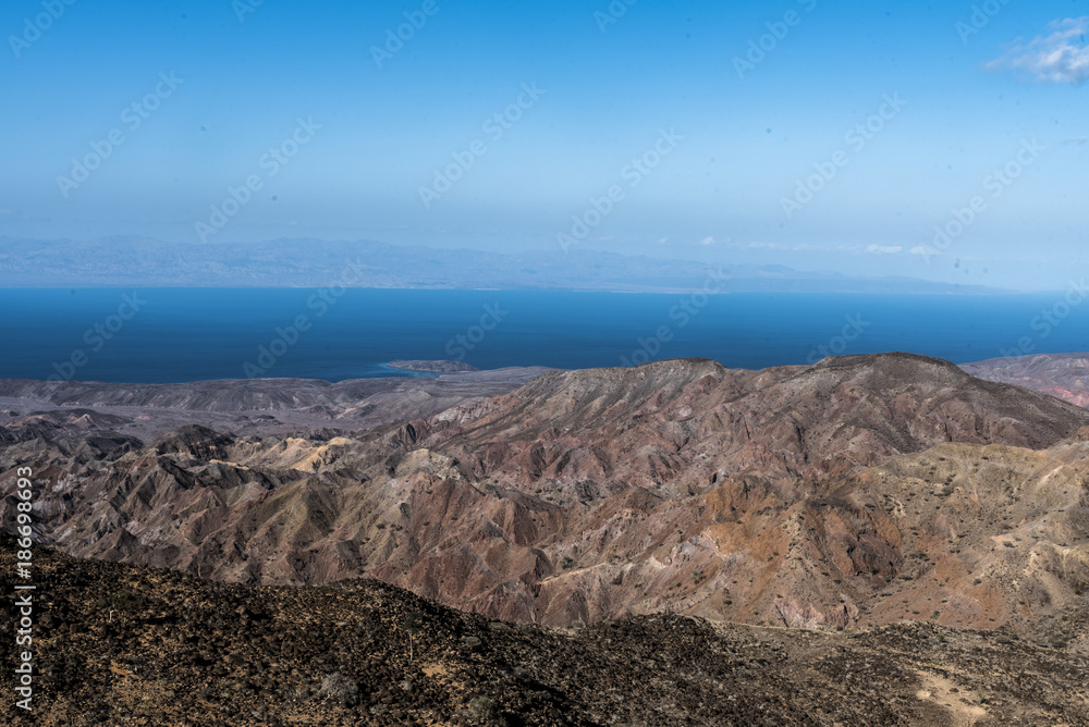 Φωτογραφία A view of the Gulf of Tadjoura from Arta, Djibouti, East Africa - Arta Mountains