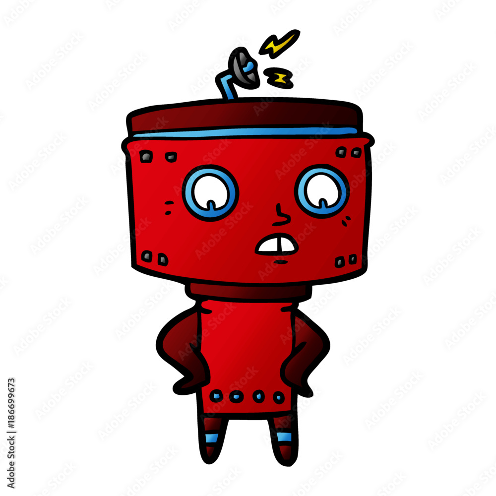 cartoon robot cartoon robot