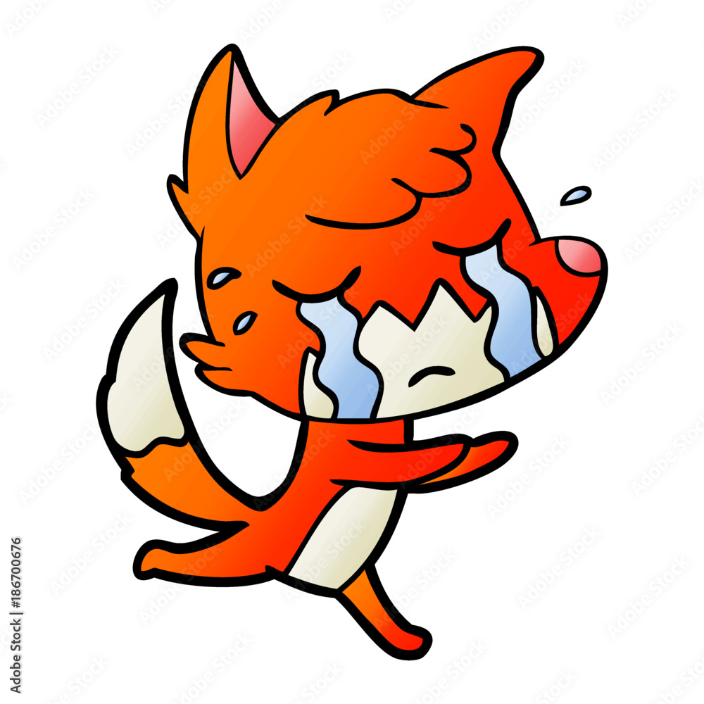 crying fox cartoon crying fox cartoon