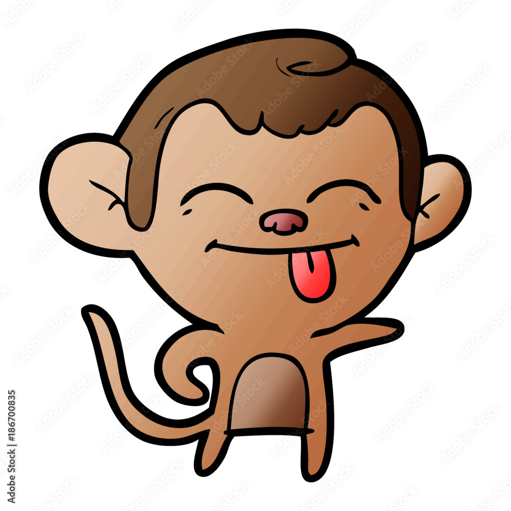 funny cartoon monkey pointing funny cartoon monkey pointing