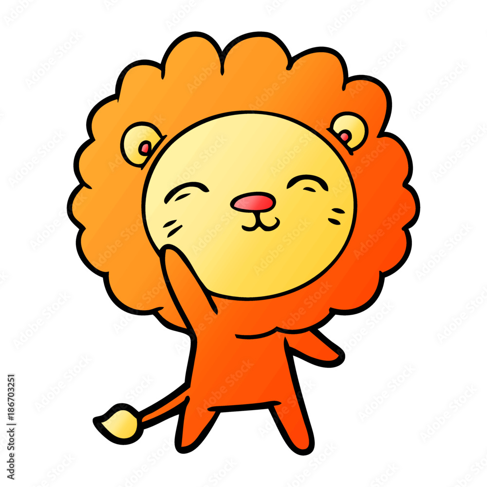 cartoon lion cartoon lion
