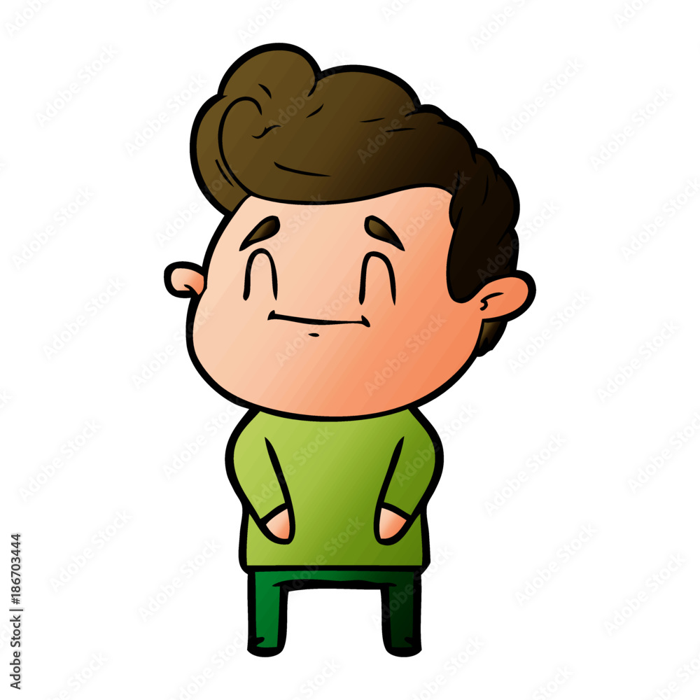 happy cartoon man happy cartoon man