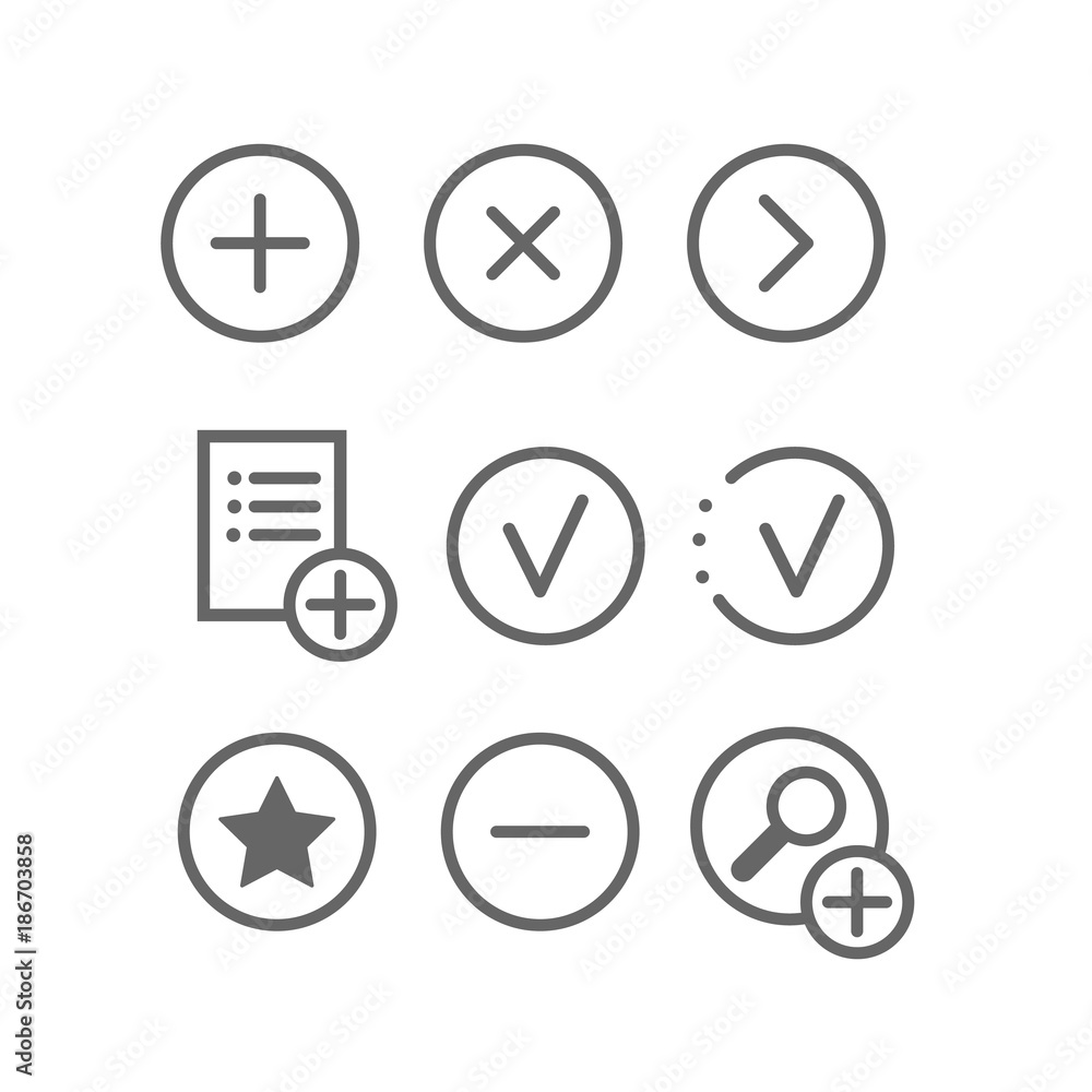 Add icons set. Add icons set.