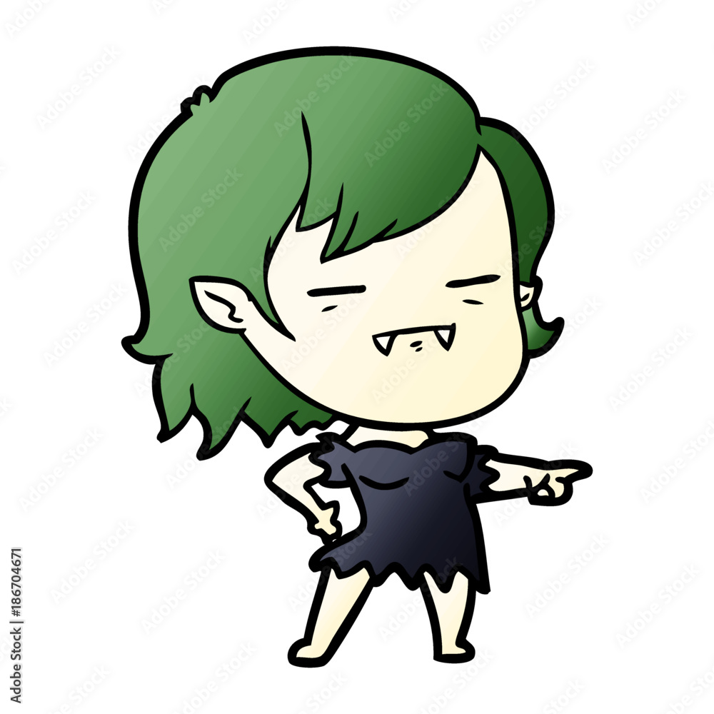 cartoon undead vampire girl cartoon undead vampire girl