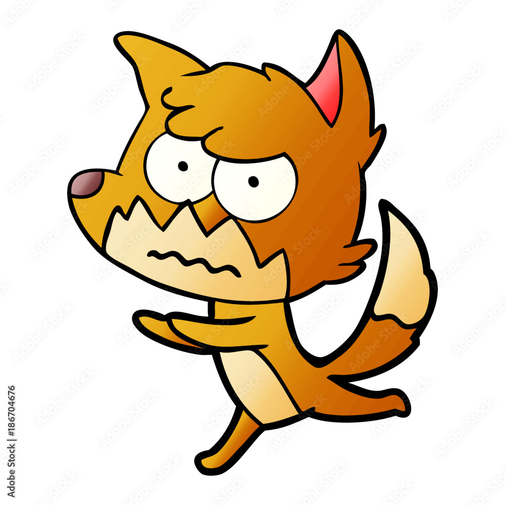 cartoon annoyed fox cartoon annoyed fox