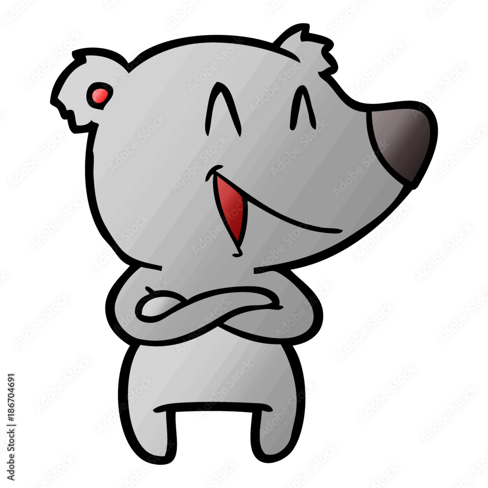 laughing bear cartoon laughing bear cartoon