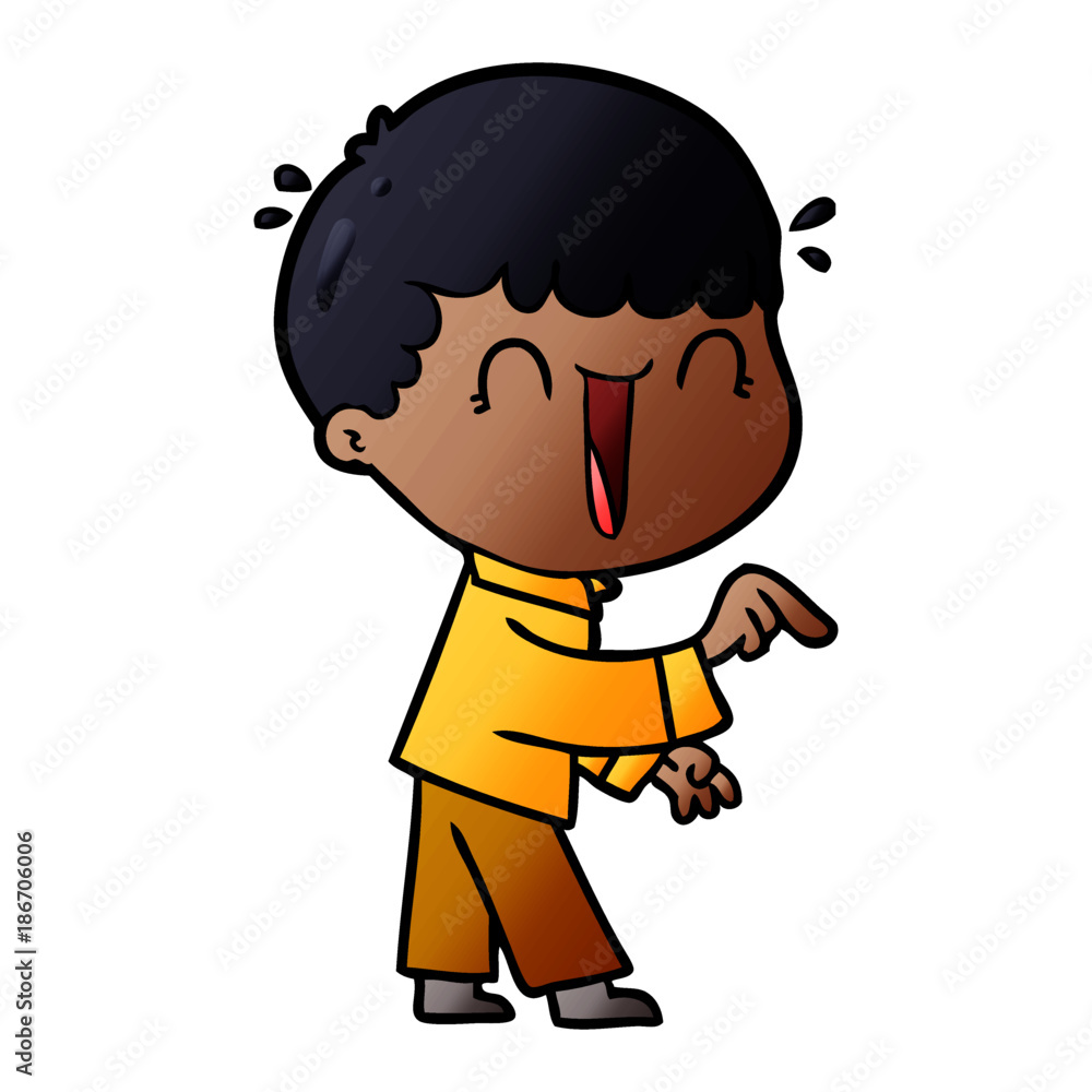 laughing cartoon man pointing finger laughing cartoon man pointing finger