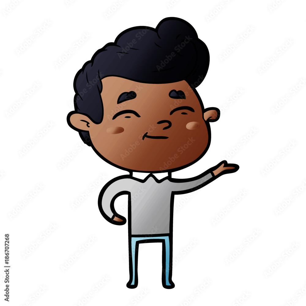 happy cartoon man happy cartoon man