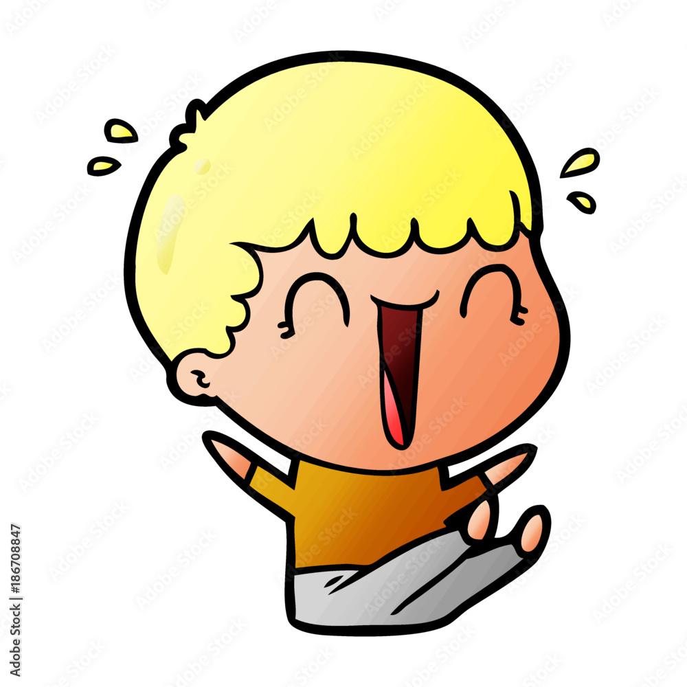 laughing cartoon man laughing cartoon man