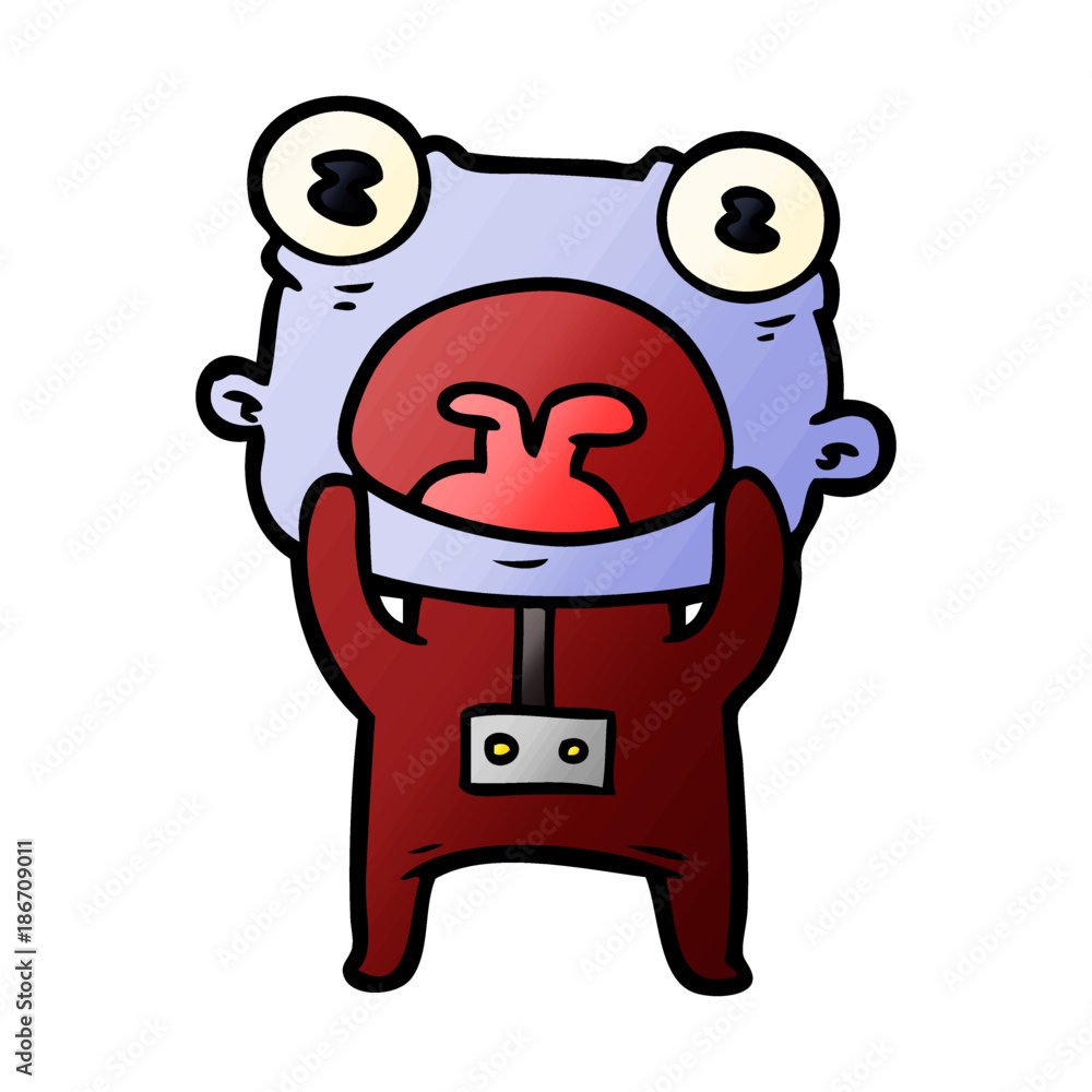 cartoon weird alien communicating cartoon weird alien communicating