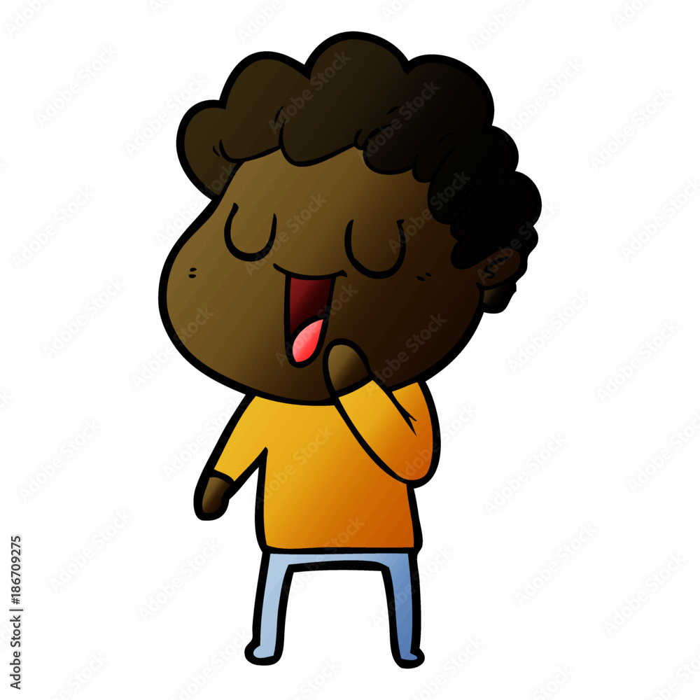 laughing cartoon man laughing cartoon man