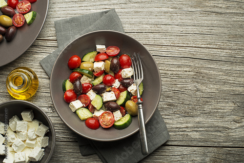 Greek salad photo