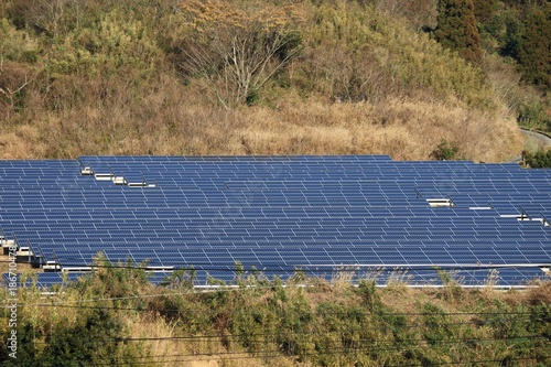 Obraz na płótnie 太陽光発電 w salonie