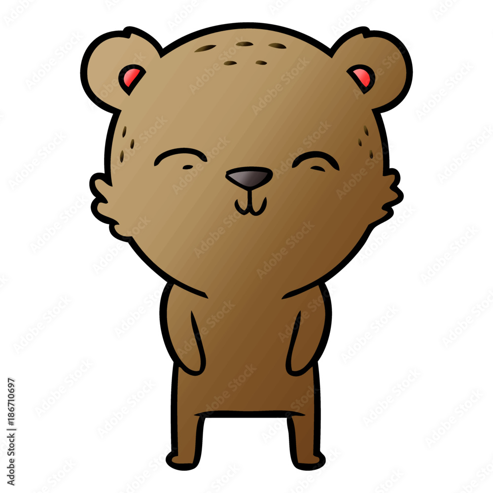 happy cartoon bear happy cartoon bear