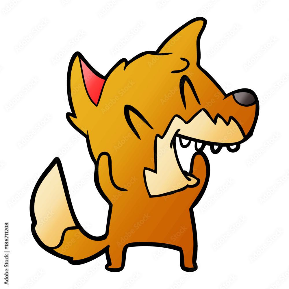 laughing fox cartoon laughing fox cartoon