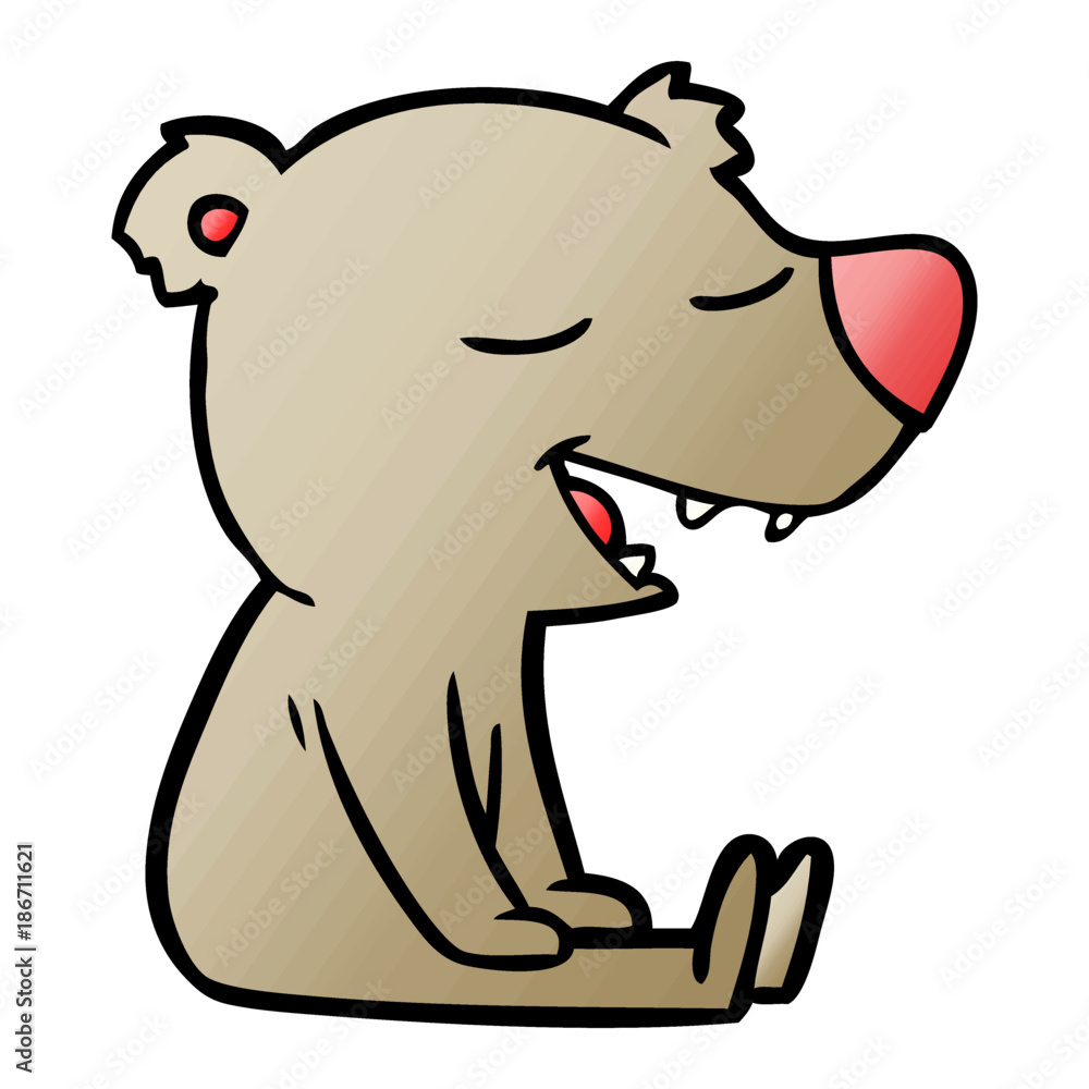 Obraz premium cartoon bear